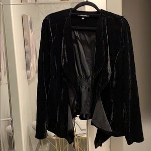 Black velvet jacket! NWOT